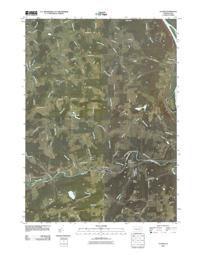 United States Geological Survey Ulster, PA (2010, 24000-Scale) digital map