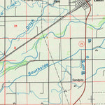 United States Geological Survey Ulysses, KS (1985, 100000-Scale) digital map