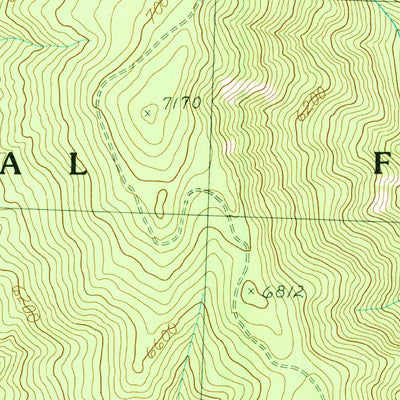 United States Geological Survey Ulysses Mountain, ID (1991, 24000-Scale) digital map