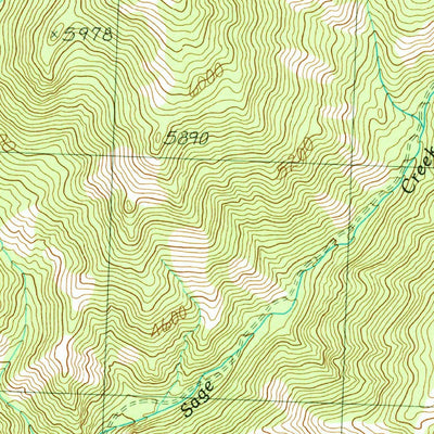 United States Geological Survey Ulysses Mountain, ID (1991, 24000-Scale) digital map