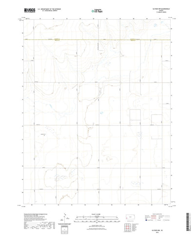 United States Geological Survey Ulysses NW, KS (2022, 24000-Scale) digital map