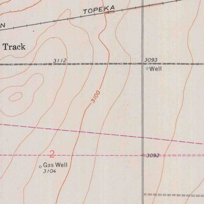 United States Geological Survey Ulysses SW, KS (1959, 24000-Scale) digital map