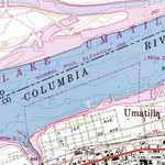 United States Geological Survey Umatilla, OR-WA (1962, 24000-Scale) digital map