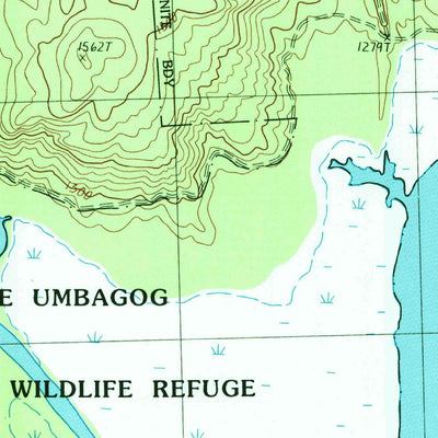 United States Geological Survey Umbagog Lake North, NH-ME (1995, 24000-Scale) digital map