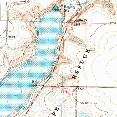 United States Geological Survey Umbarger, TX (1984, 24000-Scale) digital map