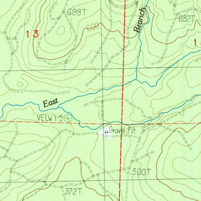 United States Geological Survey Umbrella Creek, WA (1984, 24000-Scale) digital map