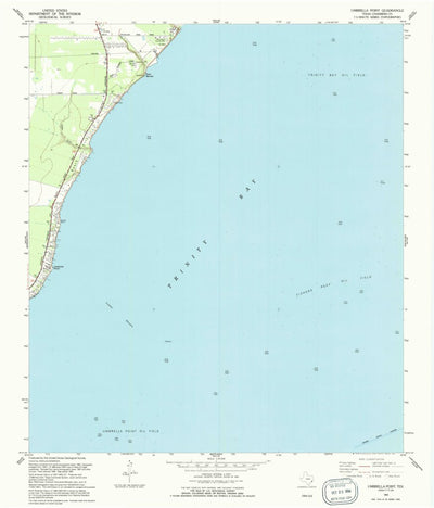 United States Geological Survey Umbrella Point, TX (1994, 24000-Scale) digital map