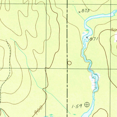 United States Geological Survey Umcolcus Lake, ME (1986, 24000-Scale) digital map