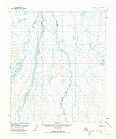 United States Geological Survey Umiat A-2, AK (1971, 63360-Scale) digital map