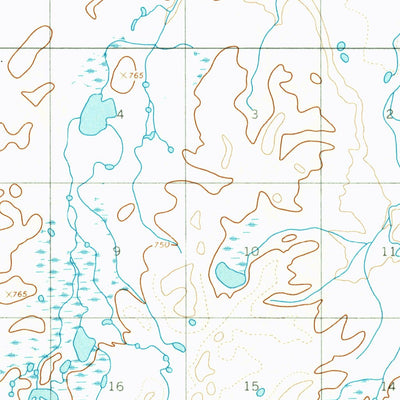 United States Geological Survey Umiat A-2, AK (1971, 63360-Scale) digital map