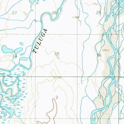 United States Geological Survey Umiat A-2, AK (1971, 63360-Scale) digital map