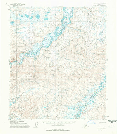 United States Geological Survey Umiat A-3, AK (1955, 63360-Scale) digital map