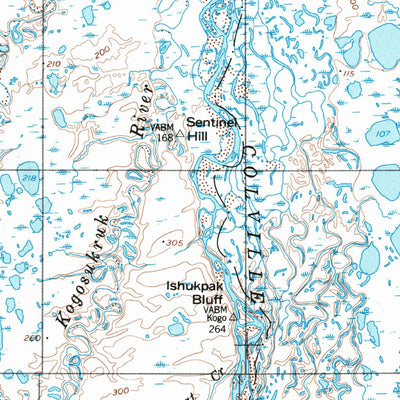 United States Geological Survey Umiat, AK (1956, 250000-Scale) digital map