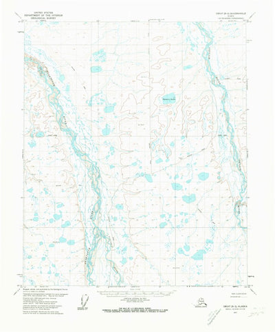 United States Geological Survey Umiat B-2, AK (1971, 63360-Scale) digital map