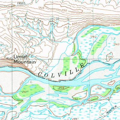 United States Geological Survey Umiat B-4, AK (1955, 63360-Scale) digital map
