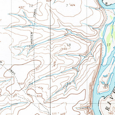 United States Geological Survey Umiat C-3, AK (1955, 63360-Scale) digital map