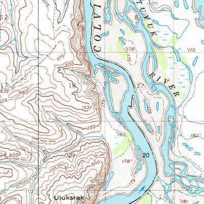 United States Geological Survey Umiat C-3, AK (1955, 63360-Scale) digital map