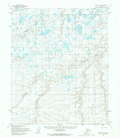 United States Geological Survey Umiat C-4, AK (1955, 63360-Scale) digital map