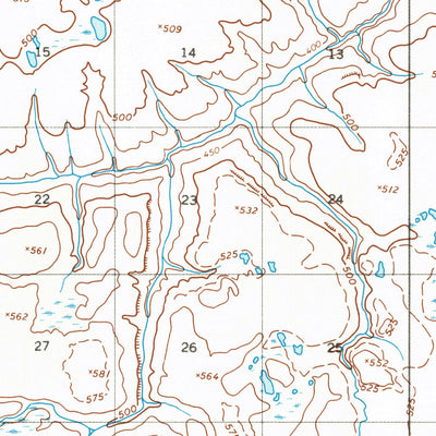 United States Geological Survey Umiat D-1, AK (1955, 63360-Scale) digital map