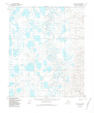 United States Geological Survey Umiat D-2, AK (1955, 63360-Scale) digital map