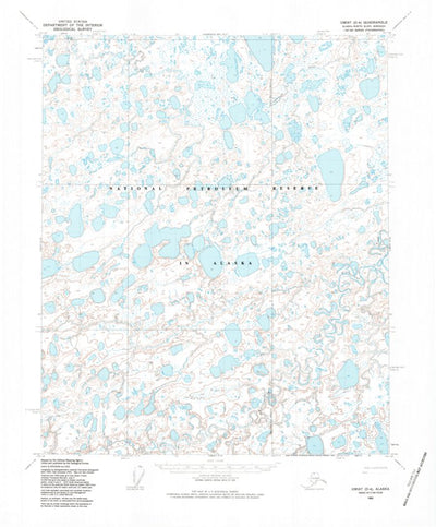 United States Geological Survey Umiat D-4, AK (1955, 63360-Scale) digital map