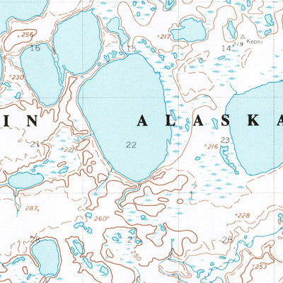 United States Geological Survey Umiat D-4, AK (1955, 63360-Scale) digital map