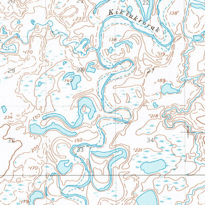 United States Geological Survey Umiat D-4, AK (1955, 63360-Scale) digital map