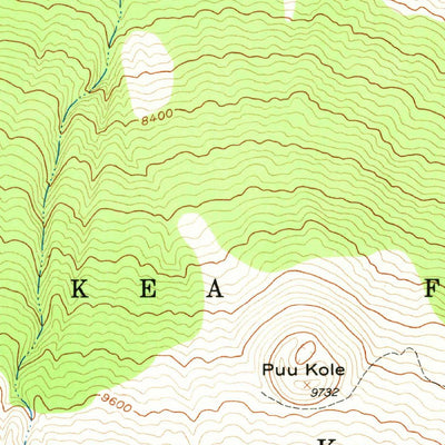 United States Geological Survey Umikoa, HI (1956, 24000-Scale) digital map