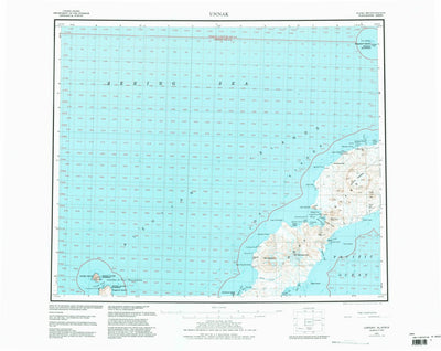 United States Geological Survey Umnak, AK (1951, 250000-Scale) digital map