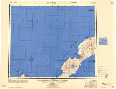 United States Geological Survey Umnak, AK (1958, 250000-Scale) digital map