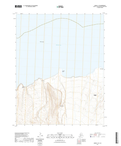 United States Geological Survey Umnak C-1 SE, AK (2021, 25000-Scale) digital map