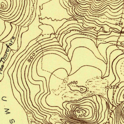 United States Geological Survey Umsaskis Lake, ME (1932, 48000-Scale) digital map