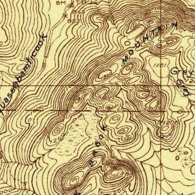 United States Geological Survey Umsaskis Lake, ME (1932, 48000-Scale) digital map