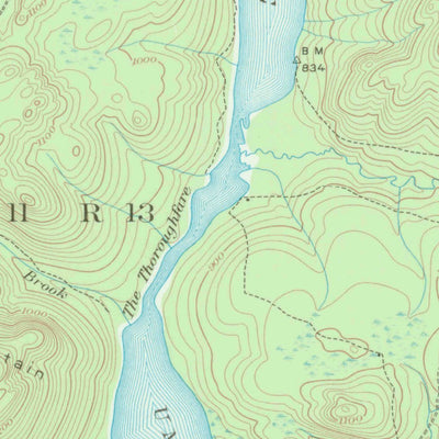 United States Geological Survey Umsaskis Lake, ME (1932, 62500-Scale) digital map