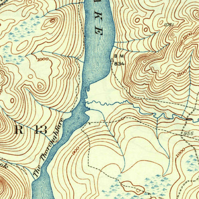 United States Geological Survey Umsaskis Lake, ME (1935, 62500-Scale) digital map