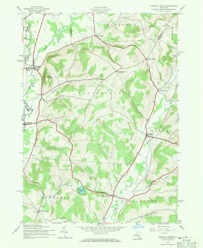 United States Geological Survey Unadilla Forks, NY (1943, 24000-Scale) digital map