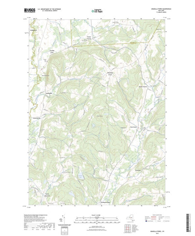 United States Geological Survey Unadilla Forks, NY (2023, 24000-Scale) digital map