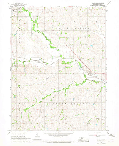 United States Geological Survey Unadilla, NE (1966, 24000-Scale) digital map