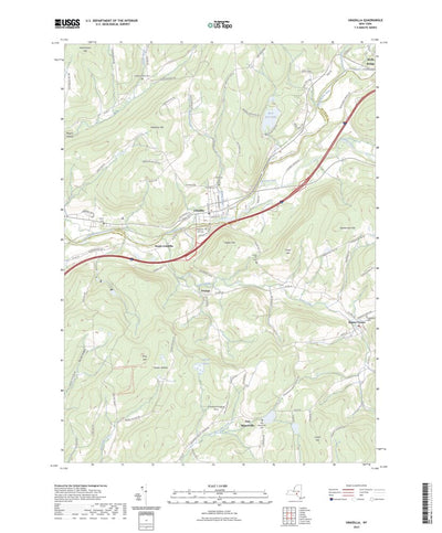 United States Geological Survey Unadilla, NY (2023, 24000-Scale) digital map