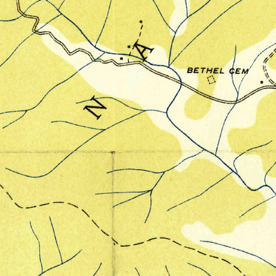 United States Geological Survey Unaka, NC-TN (1934, 24000-Scale) digital map