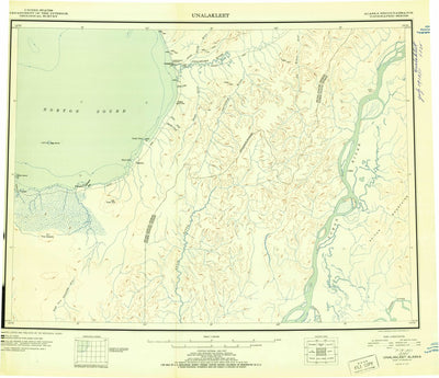 United States Geological Survey Unalakleet, AK (1951, 250000-Scale) digital map