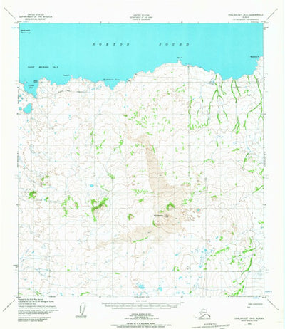 United States Geological Survey Unalakleet B-6, AK (1952, 63360-Scale) digital map