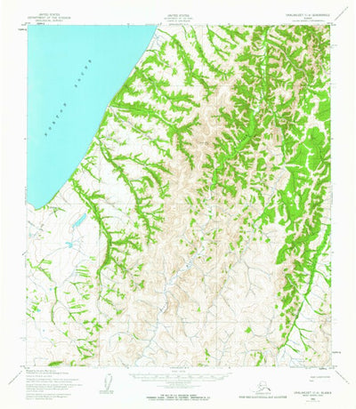 United States Geological Survey Unalakleet C-4, AK (1952, 63360-Scale) digital map