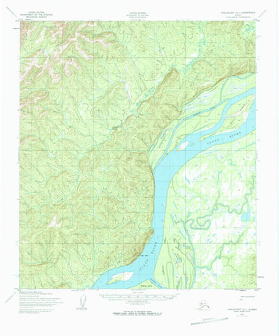 United States Geological Survey Unalakleet D-1, AK (1952, 63360-Scale) digital map