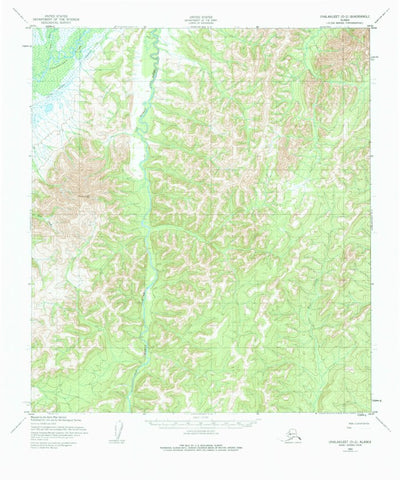 United States Geological Survey Unalakleet D-2, AK (1952, 63360-Scale) digital map