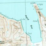 United States Geological Survey Unalaska A-5, AK (1989, 63360-Scale) digital map