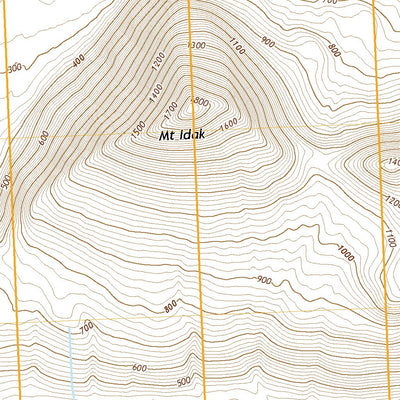 United States Geological Survey Unalaska A-6 NW, AK (2021, 25000-Scale) digital map
