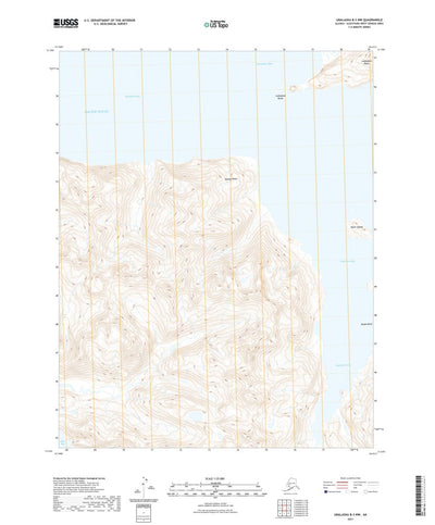 United States Geological Survey Unalaska B-3 NW, AK (2021, 25000-Scale) digital map