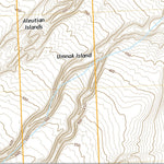 United States Geological Survey Unalaska B-6 SW, AK (2021, 25000-Scale) digital map