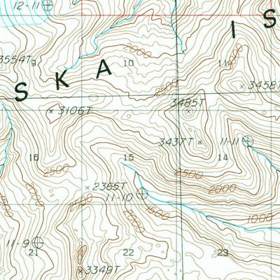 United States Geological Survey Unalaska C-3, AK (1989, 63360-Scale) digital map